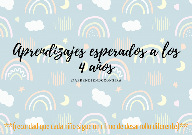 Qué tiene que saber un niño a los cuatro años de edad en preescolar