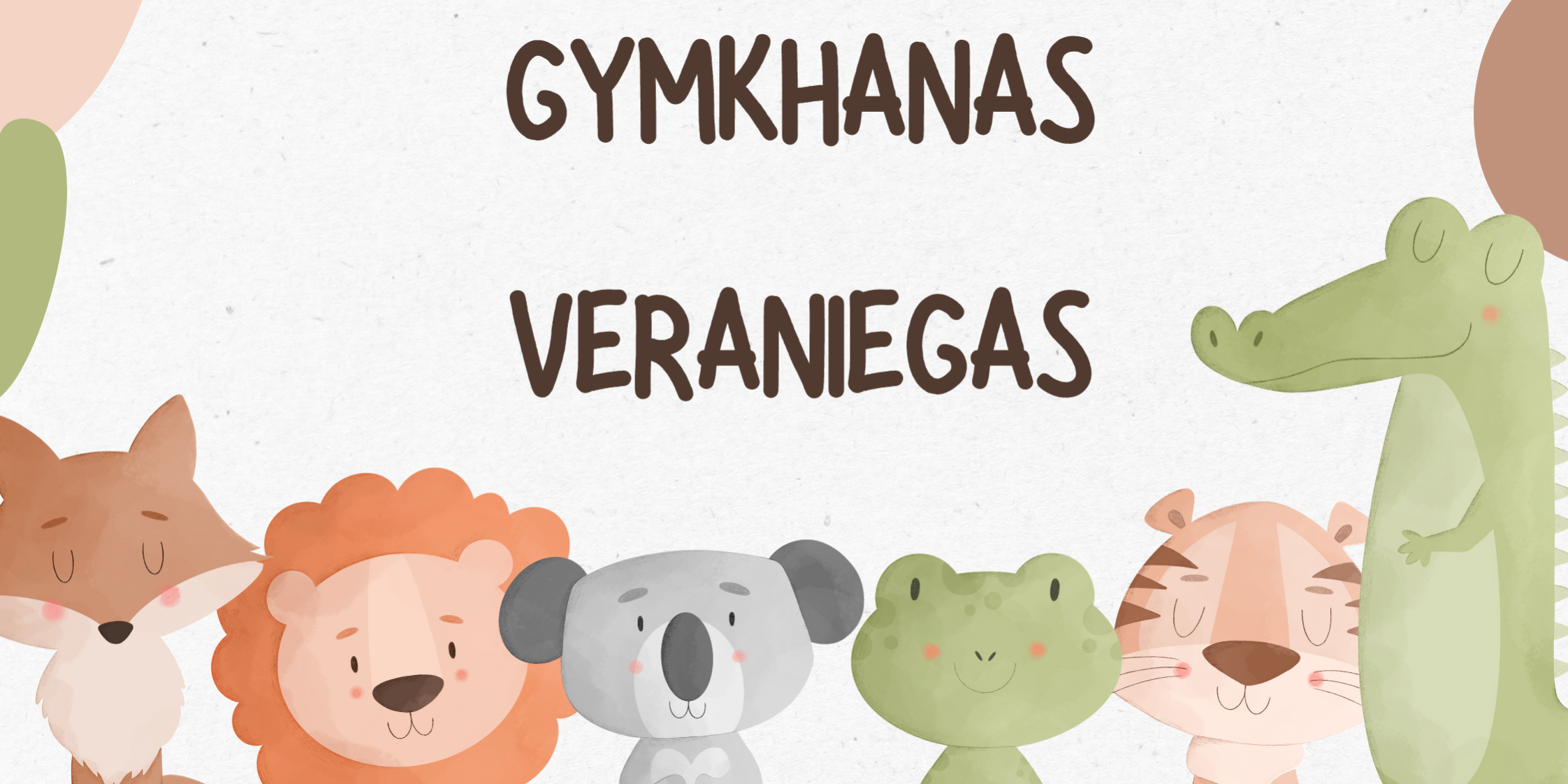 Gymkhanas para niños