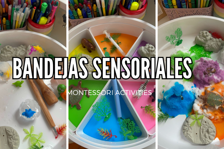 Actividades de bandejas sensoriales para niños