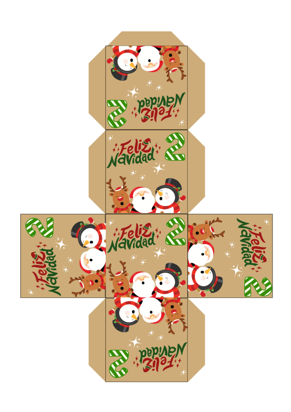 Moldes para hacer calendario de adviento en casa