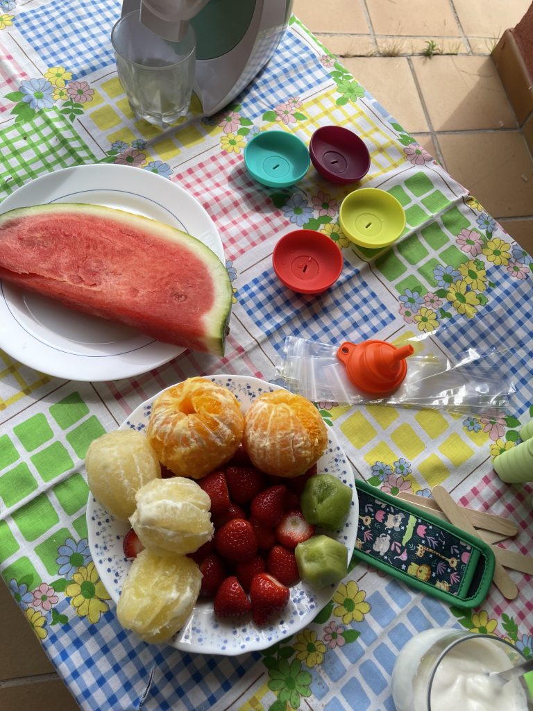 Helados caseros para niños saludables